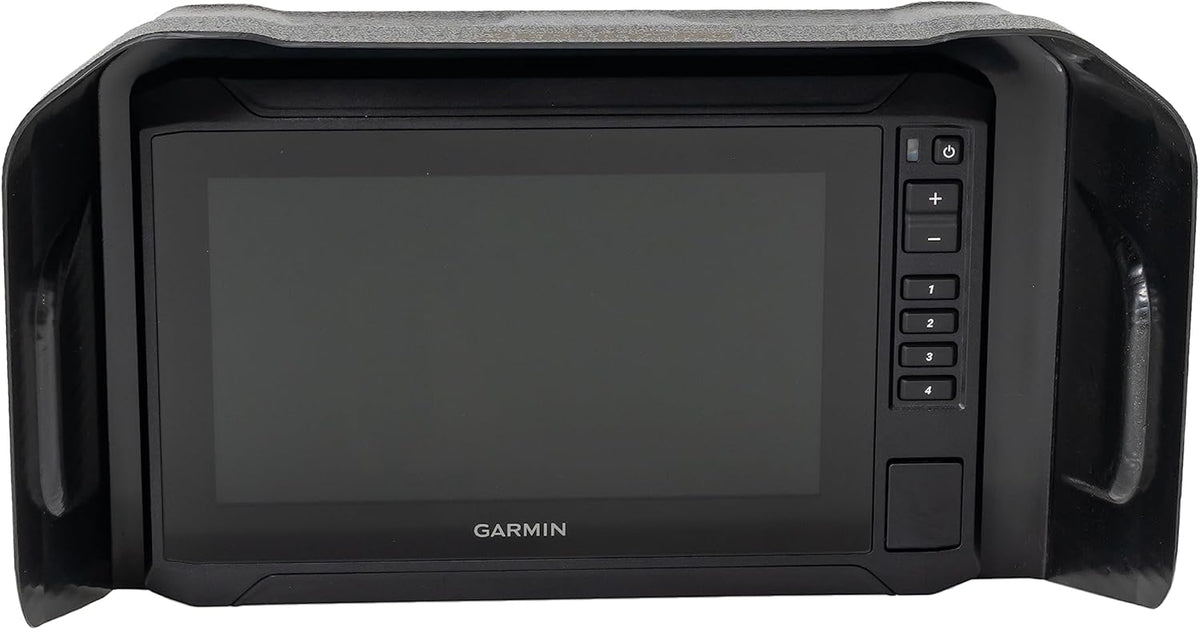 BerleyPro Visor Compatible With Garmin GPS, Fish Finders and Depth Finders - Sun Shade for Striker, Echomap, GPSMAP, and More - Echomap UHD2 7" Touch - PuriLite
