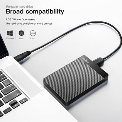 UnionSine 1TB Ultra Slim Portable External Hard Drive HDD-USB 3.0 Storage