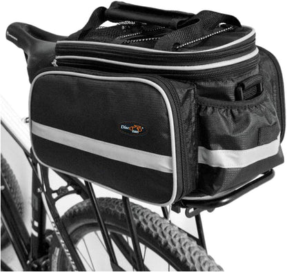Disconano® Waterproof Multi Function Excursion Cycling Bicycle Bike Rear Seat Trunk Bag Carrying Luggage Package Rack Panniers with Rainproof Cover - PuriLite