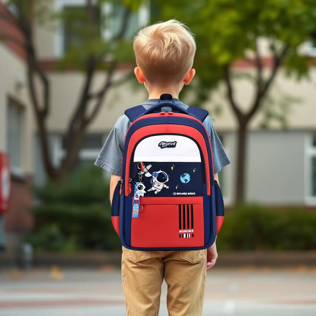 MITOWERMI Astronaut-space Backpack for Boys-Girls Elementary Middle School Bags for Girls Kids Bookbag - PuriLite