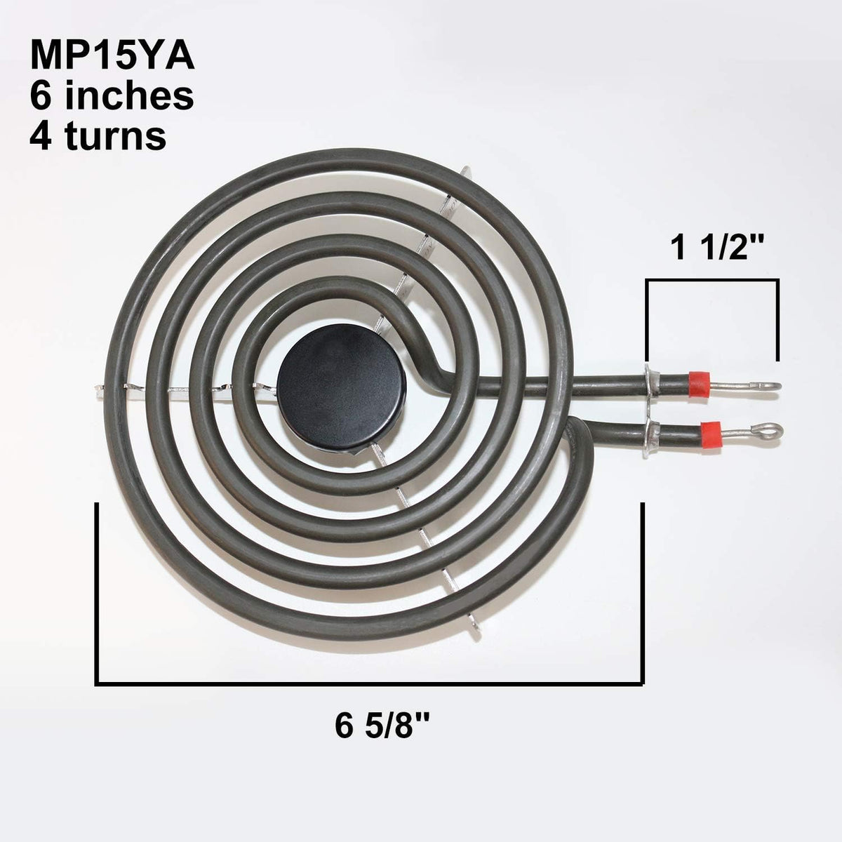 Electric Stove Burners MP22YA Electric Range Surface Burners Coil Unit Set (2pcs MP15YA & 2pcs MP21YA) Burner Element Replacement