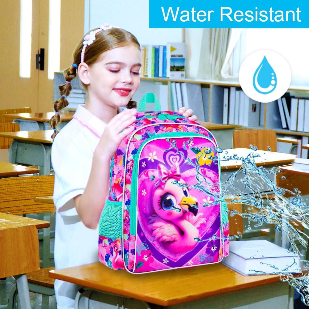 3pcs Backpack for Boys and Girls, 16” Kids Kindergarten Bookbag with Lunch Box, Cute Elementary Backpacks for Boy Girl - PuriLite