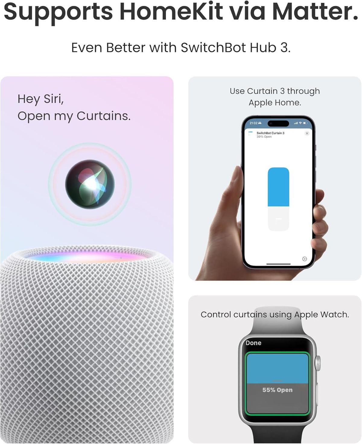 Smart Automatic Curtain Opener 2025 Edition | Remote & App Control | Silent Mode | Strong Motor | Long Battery Life | Compatible with Multiple Smart Systems - PuriLite