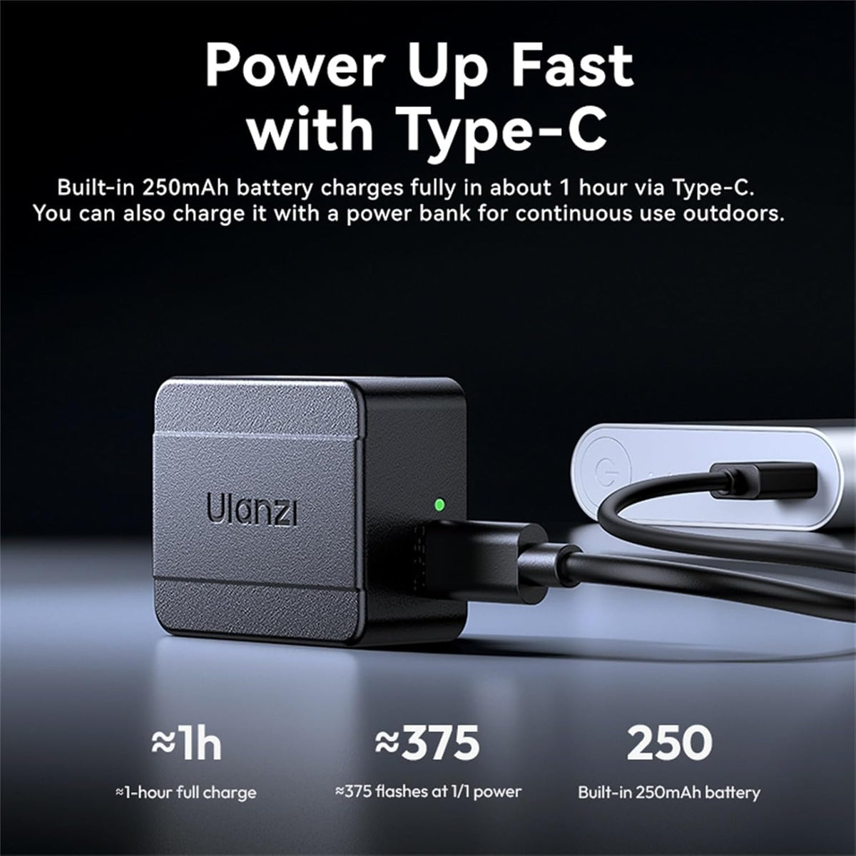ULANZI Mini Camera Flash SL01 Speedlite Digital Camera Speedlight with Hot Shoe, Compatible with Sony/Canon/Fuji/Nikon/Panasonic/Olympus/Pentax - PuriLite