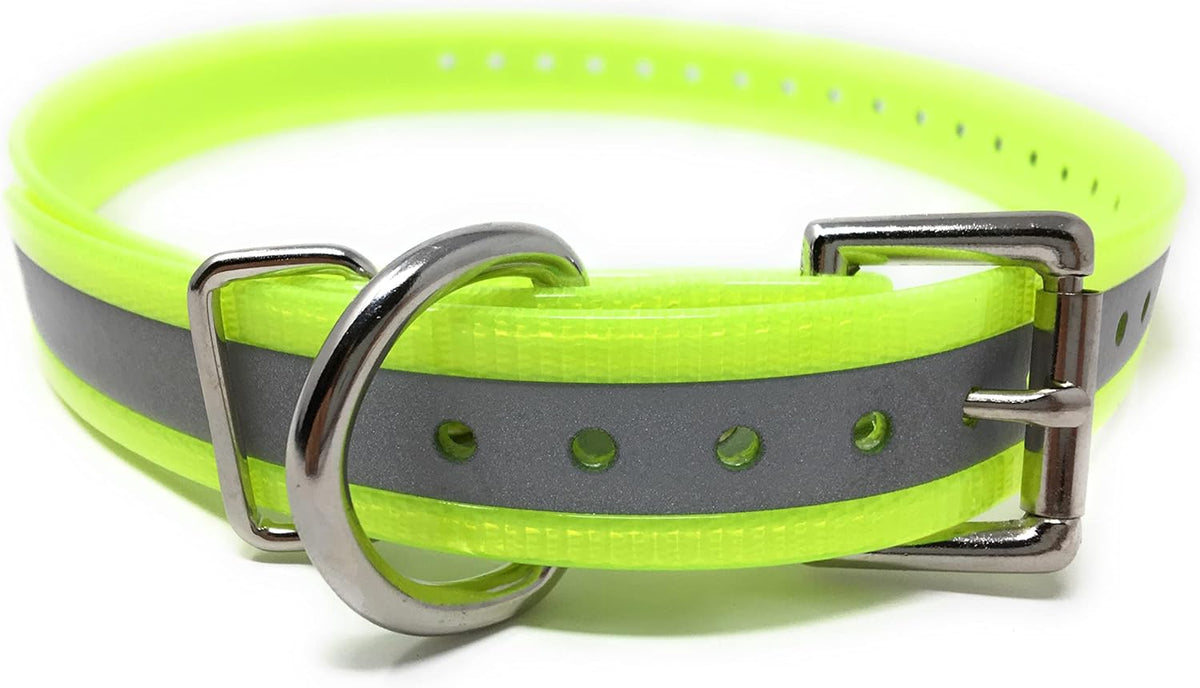 Replacement Strap for Dogtra Collars - 3/4" Wide Ultra-Durable Dog E-Collar Replacement for Training, Bark, Shock, Electric, and GPS Collars - 28" Adjustable Length Solid Black - PuriLite