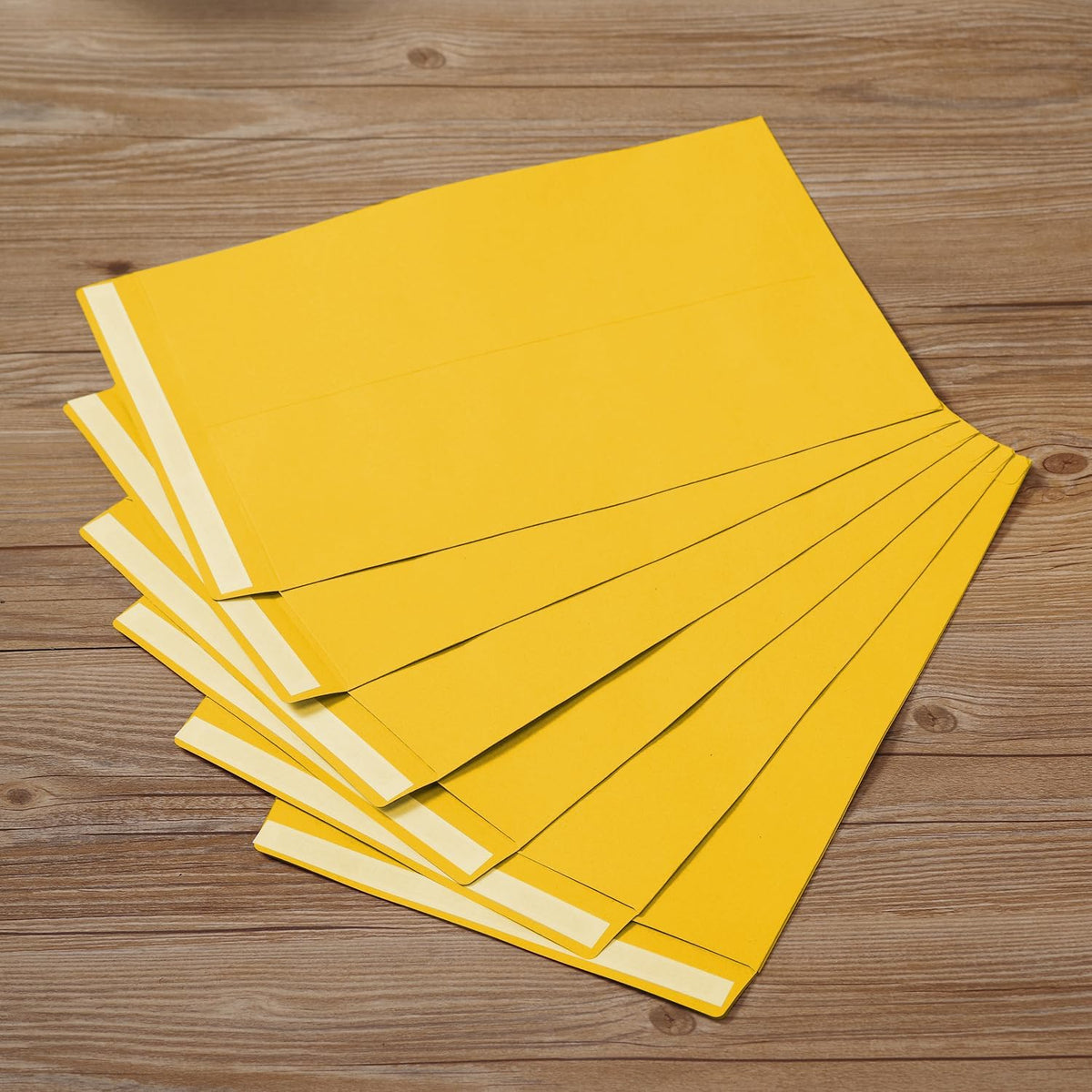 Tanshuqin 9" x 12.75" Self-Seal Catalog Envelopes 32lb Kraft Envelopes for Invitation Cards, Organizing and Storage, Pictures, Photos, Documents (100 PCS) - PuriLite