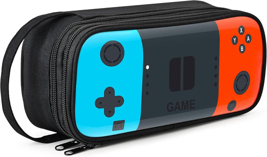 Beaulyn Gamer Pencil Case for Boys - Large Pencil Bag with Compartment, Portable Zipper Gaming Pen Pouch Pencil Box Organizer for School Boy Kids - PuriLite