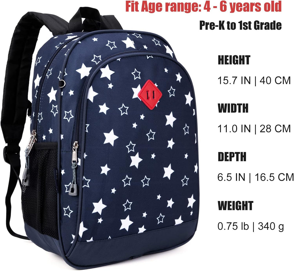 JinBeryl Kids Backpack for Toddler School Bag Small Size and Lightweight - PuriLite
