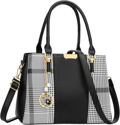 KKXIU Trendy Tote Bag for Women Lightweight Oxford Big Capacity Shoulder Purses and Handbags - PuriLite