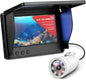 Pyle Ice Fishing Camera - 4.3" Portable Underwater Fishing Camera, 1000TVL Camera w/ 12pcs Infrared Lights & 15m Cable, Essential Fishfinder Fishing Accessories, for Ice/Ocean/Lake Fishing - PuriLite