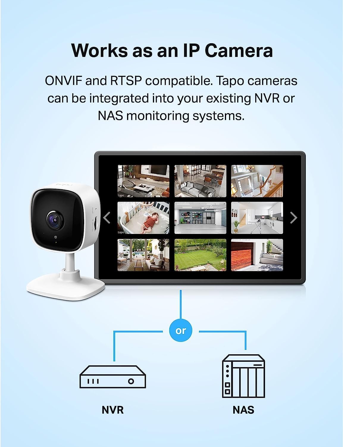 TP-Link Tapo Solar-Powered Security Camera Kit, 2K Wireless Battery Camera w/Solar Panel Base, Smart Person Detection, SD/Cloud Storage, Spotlight Color Night Vision, No Hub Needed (Tapo C410 KIT) - PuriLite