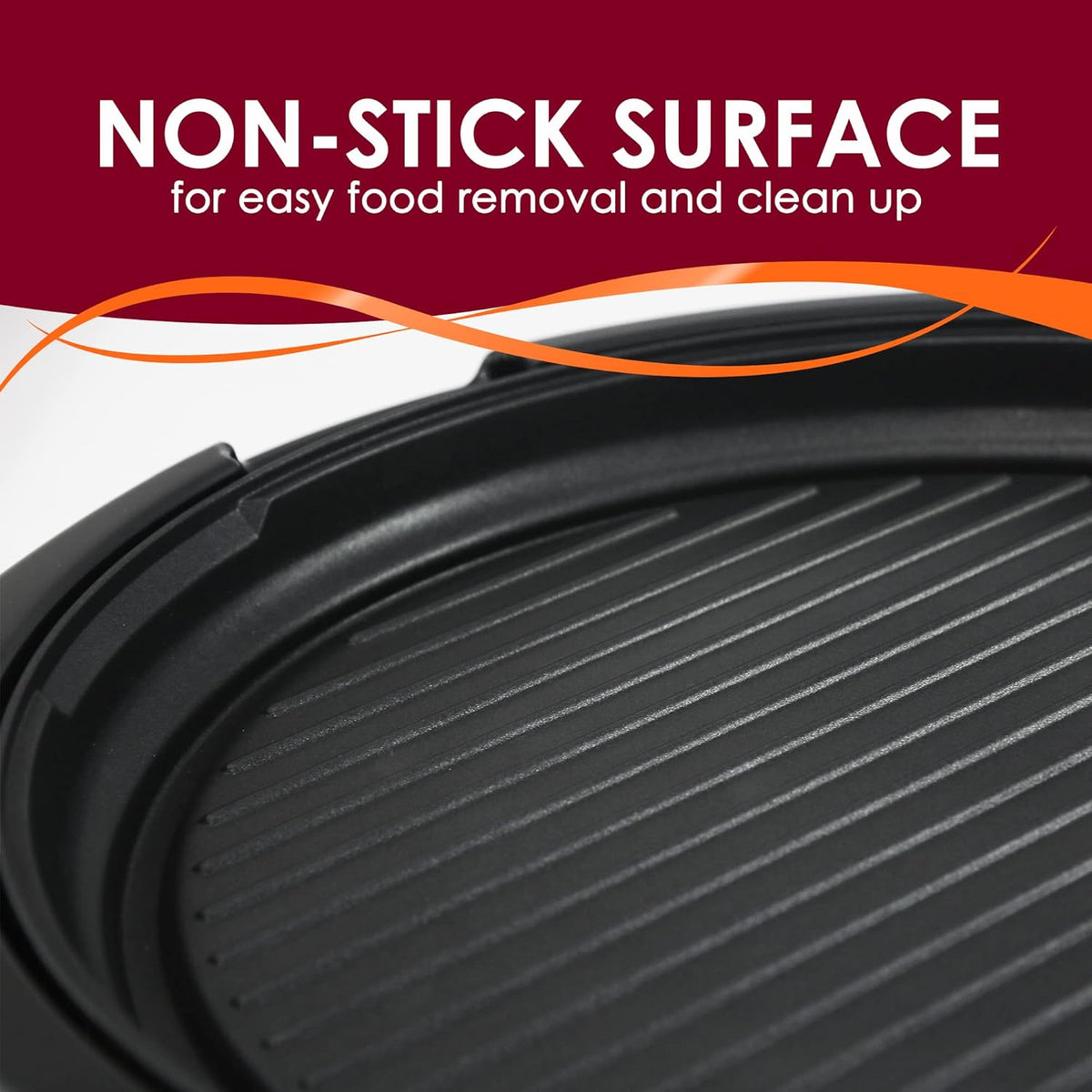 Elite Gourmet EMG6505G Smokeless Indoor Electric BBQ Grill with Glass Lid, Dishwasher Safe, PFOA-Free Nonstick, AdjCatable Temperature, Fast Heat Up, Low-Fat Meals Easy to Clean Design - PuriLite