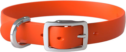 Bond Pet Waterproof Dog Collar - Durable, Comfortable, Adjustable, Wear Resistant and Easy to Clean for Puppies and XSmall Dogs (Orange, XSmall) - PuriLite