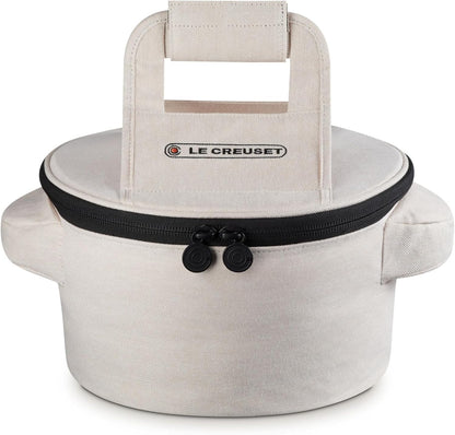 Le Creuset Round Dutch Oven Tote Bag, 15 in., Ecru - PuriLite