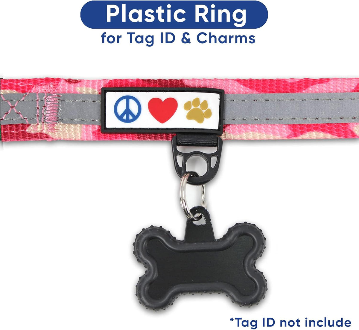 Pawtitas Chain Martingale Dog Collar Puppy Collar Reflective Dog Collar Training Dog Collar Behavioral Dog Chain Collar Collar Large Dog Collar Orange Dog Collar - PuriLite