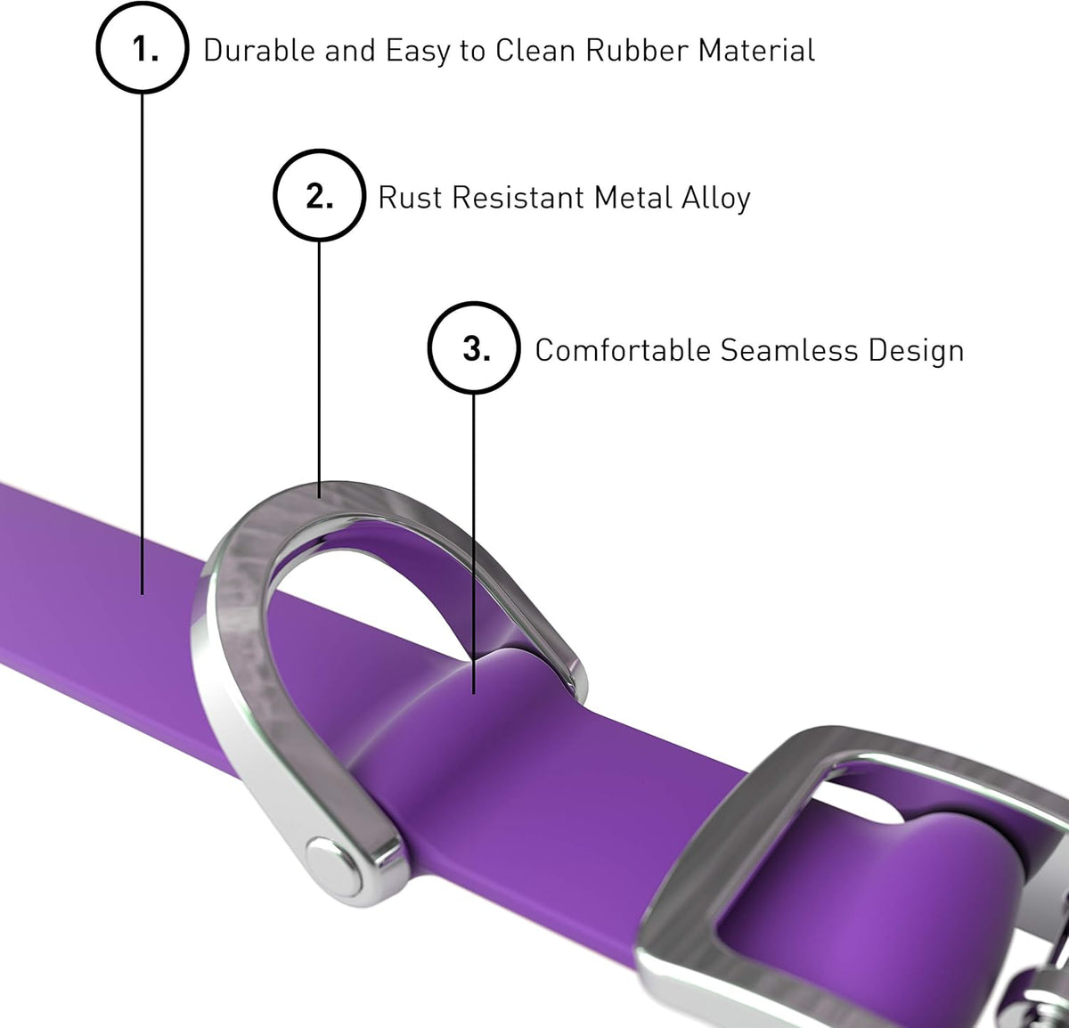 Bond Pet Waterproof Dog Collar - Durable, Comfortable, Adjustable, Wear Resistant and Easy to Clean for Puppies and XSmall Dogs (Orange, XSmall) - PuriLite