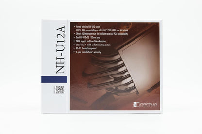 Noctua NH-U12A, Premium CPU Cooler with High-Performance Quiet NF-A12x25 PWM Fans (120mm, Brown) - PuriLite