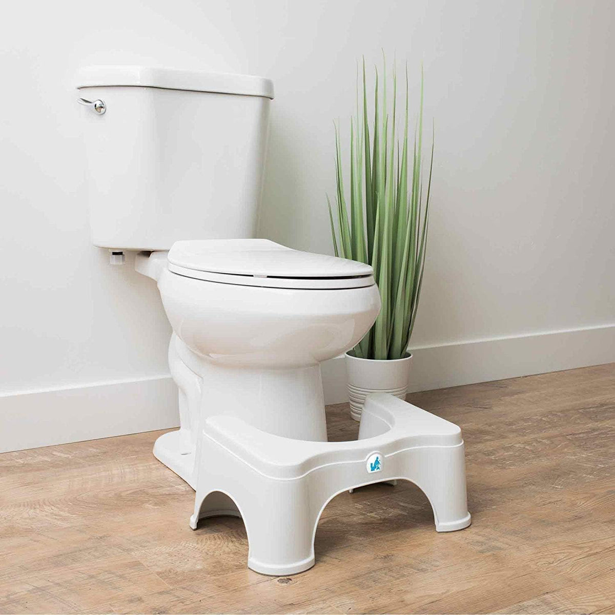Squatty Potty Original Toilet Stool 2.0 Base 7", White, 1 Count - PuriLite