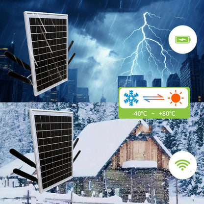 4G LTE Modem Router with SIM Card Slot, Solar Powered Wi Fi Extender Signal Boosters Solar Battery Outdoor, Long Ranges Up to 50M Wire Less Signal Boosters Wi Fi Repeater - PuriLite