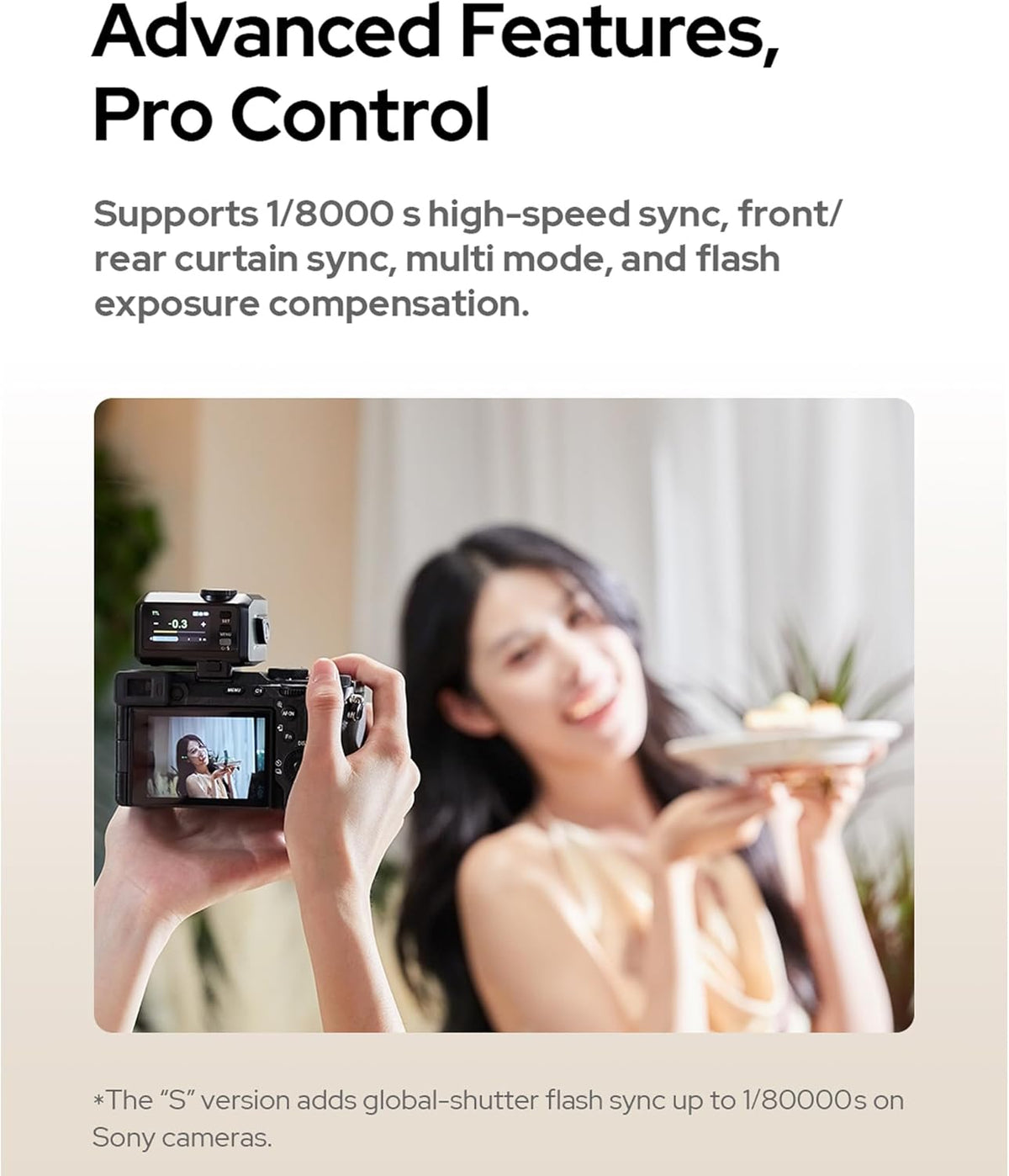 GODOX IT30Pro TTL Mini Camera Flash Light,Full-Color Touchscreen,2.4GHz X System,Built-in Diffuser and Battery (for Canon) - PuriLite