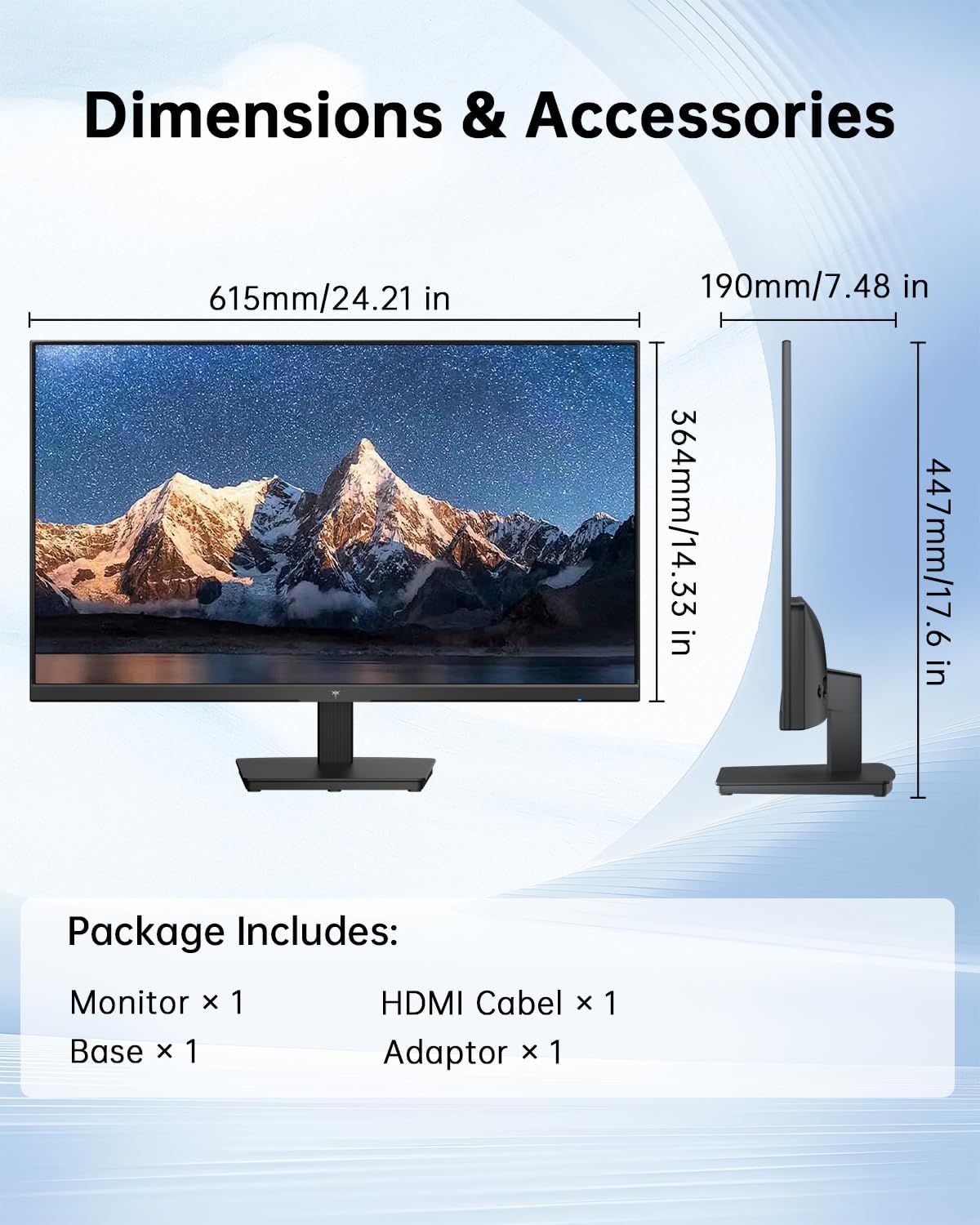 KTC 32 Inch 2K Computer Monitor, IPS 1440p Monitor with Ultra-Thin Bezels, HDR10, Freesync/G-sync, HDMI/DP Ports, Tilt Adjustable, Eyecare, Ideal for Business, Office, and Casual Gaming - PuriLite