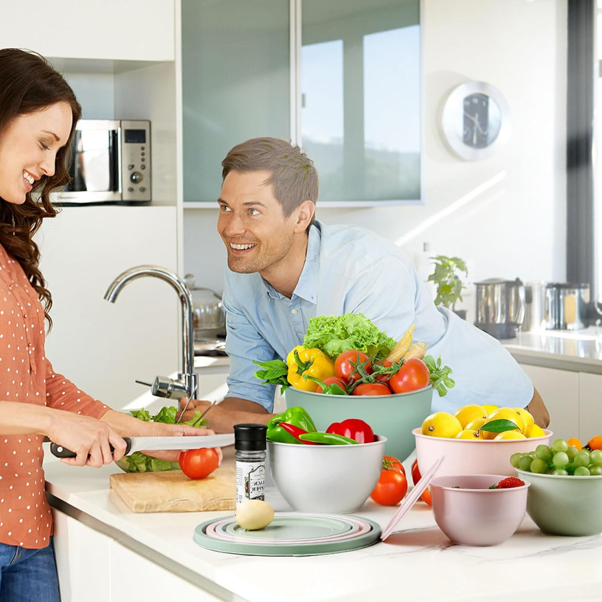 Purilite Select Plastic Mixing Bowl Set - PuriLite