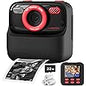 Mgaolo Kids Camera with Instant Print, Thermal Printing Digital Camera Gift for 3-12 Years Old Children, Safe Ink-Free Design, Toy for Creativity & Learning (Black) - PuriLite