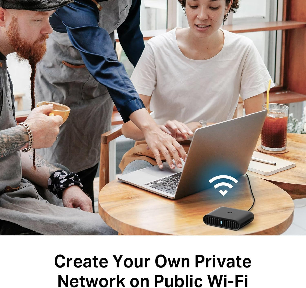 TP-Link Dual-Band WiFi 6 AX3000 Travel Router (TL-WR3002X) – Pocket-Sized, Multi-Gig, OpenVPN, WireGuard, USB 3.0, Phone Tethering, Public WiFi Sharing, Hotel/Cruise Ready, Multi-Mode - PuriLite
