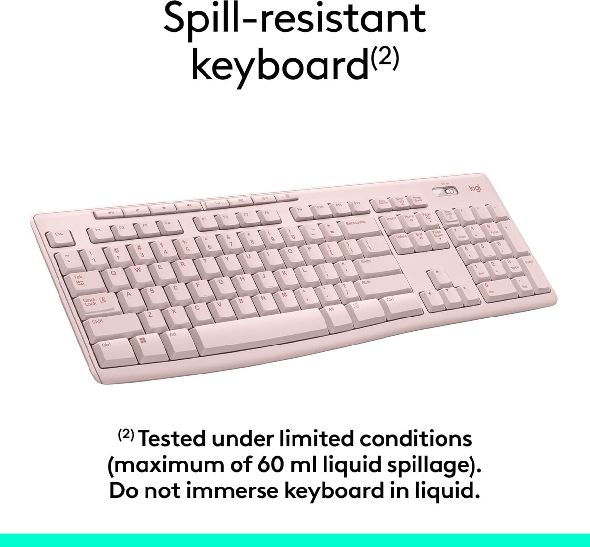 Logitech MK295 Wireless Mouse & Keyboard Combo with SilentTouch Technology, Full Numpad, Advanced Optical Tracking, Lag-Free Wireless, 90% Less Noise - Graphite - PuriLite