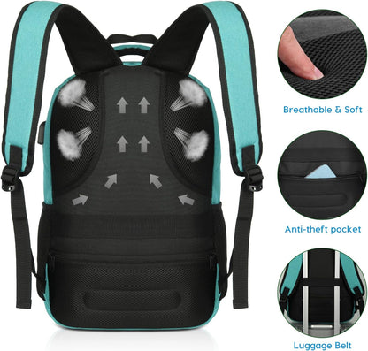 Backpack for Teen Girls,Boys School Backpack for Women with USB,College Backpack,Big Flower - PuriLite