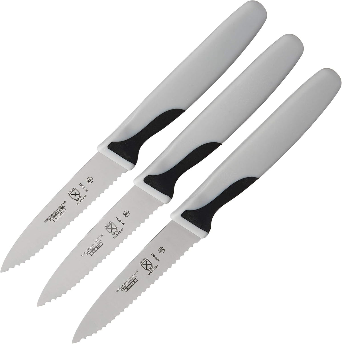 Mercer Culinary M23860 Millennia Black Handle, 8.5-Inch Narrow, Fillet Knife - PuriLite