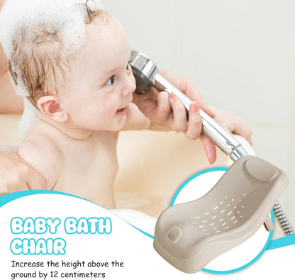 Baby Sink Bath, Adjustable Height Ergonomic Baby Bath Support with Temperature Reminder & Drainage Hole, Foldable Portable Infant Bathtub with Hook for Home Travel, Green, Sink Bather for - PuriLite