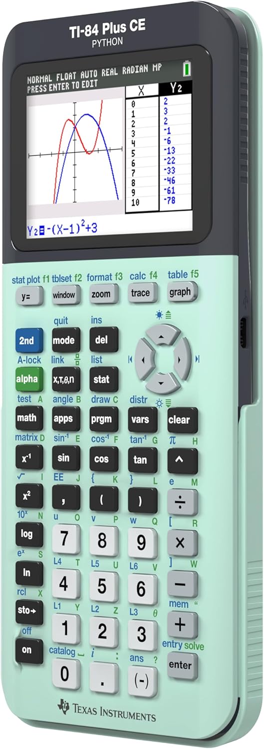 Texas Instruments TI-84 Plus CE Pink Graphing Calculator - PuriLite
