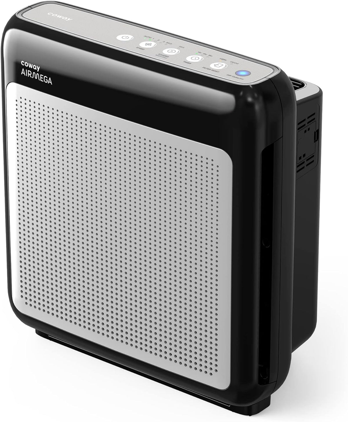 Coway Airmega AP-1512HHS App-Enabled Smart Technology, Compatible with Amazon Alexa True HEPA Air Purifier, Black/Bronze - PuriLite