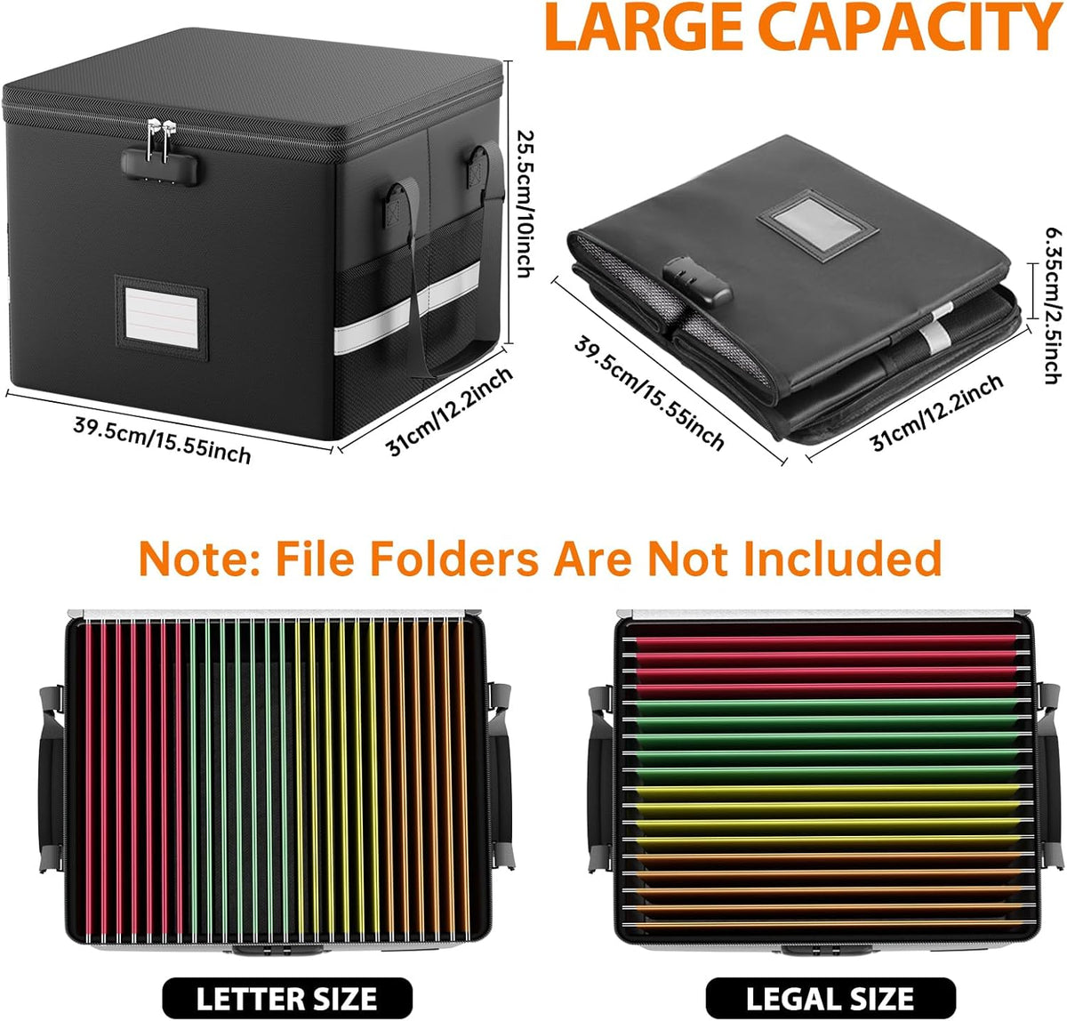 Purilite Select Fireproof & Waterproof File Storage Box - PuriLite