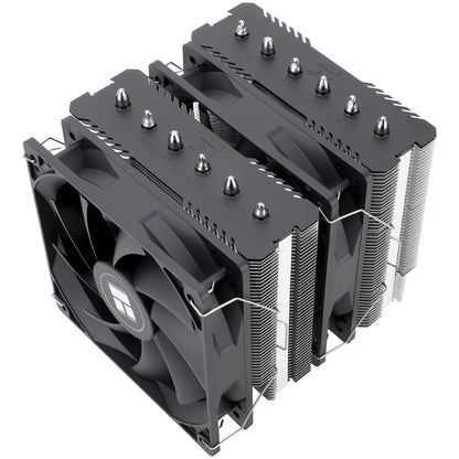 Thermalright Peerless Assassin 120 SE Black CPU Cooler, 6 Heat Pipes AGHP Technology, Dual 120mm PWM Fans, 1550RPM Speed, for AM4/AM5 and Intel LGA 1700/1851/115X/1200,Computer CPU Cooling - PuriLite