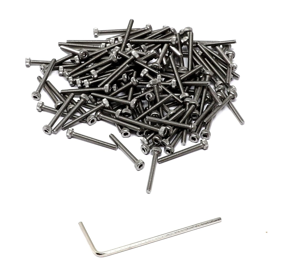 iexcell 25 Pcs M6 x 20mm Thread Pitch 1 mm Stainless Steel 304 Hex Socket Head Cap Screws Bolts Kit - PuriLite