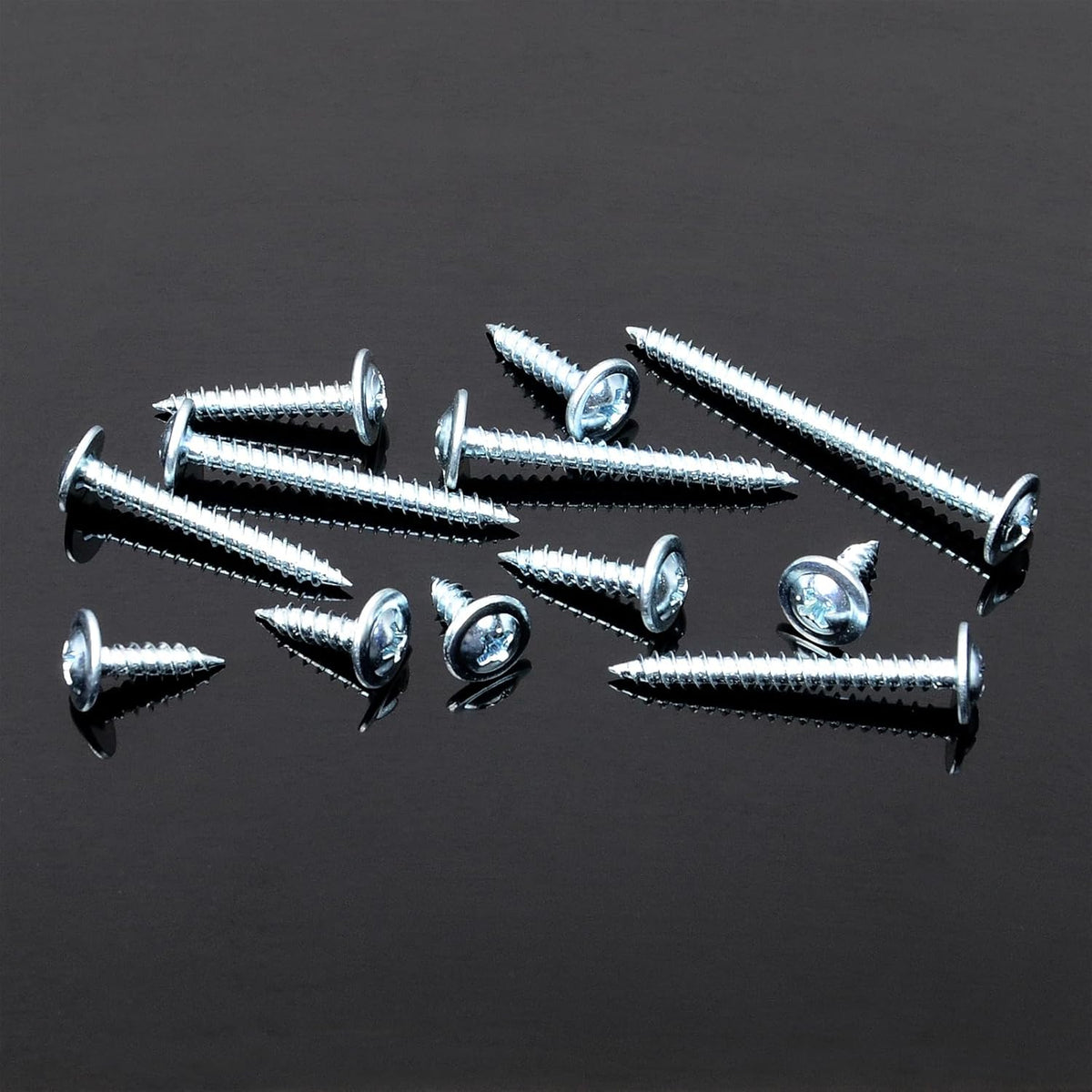 150Pcs #8 × 2" Black Screws for Wood, Phillips Truss Head Wood Screws, Quick Metal Self Tapping, Zinc Plated Steel, Truss Head Screws by Mywish - PuriLite