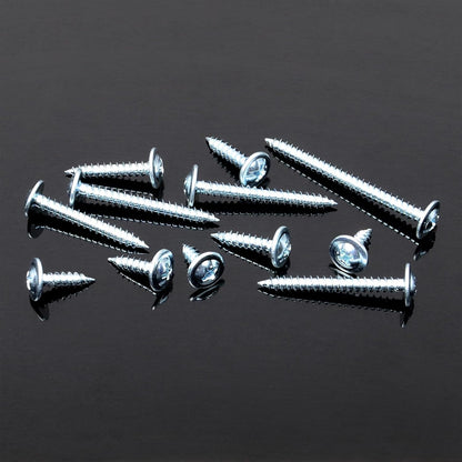 150Pcs #8 × 2" Black Screws for Wood, Phillips Truss Head Wood Screws, Quick Metal Self Tapping, Zinc Plated Steel, Truss Head Screws by Mywish - PuriLite