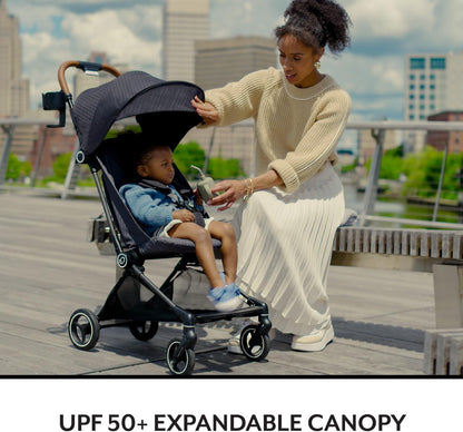 Evenflo Hummingbird Ultra-Lightweight Carbon Fiber Stroller - Crest Gray - PuriLite