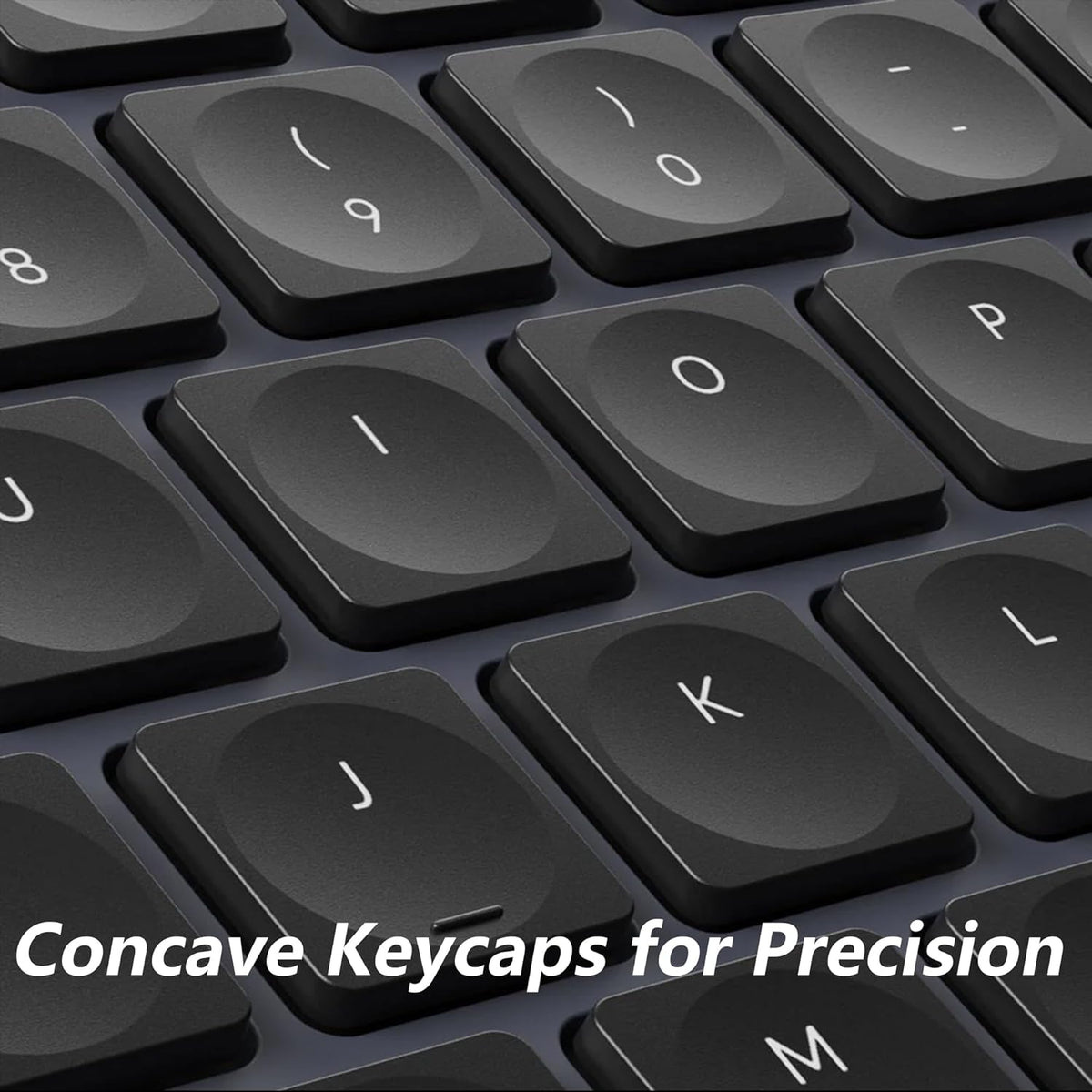 Keychron B6 Pro Quiet Key Full Size Ultra-Slim Wireless Keyboard, ZMK Programmable Bluetooth 5.1/2.4 GHz/Wired with Ultra-Long Battery Life Low Profile for Mac Win Linux System - Space Gray - PuriLite