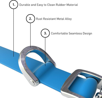 Bond Pet Waterproof Dog Collar - Durable, Comfortable, Adjustable, Wear Resistant and Easy to Clean for Puppies and XSmall Dogs (Orange, XSmall) - PuriLite