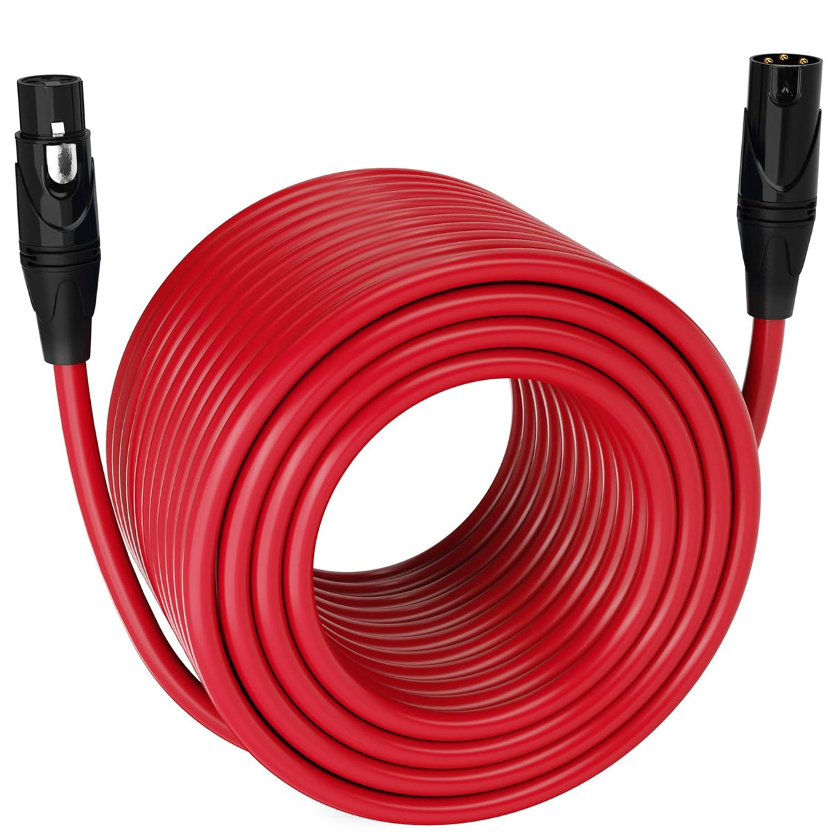 LyxPro 6 Feet XLR Microphone Cable Balanced Male to Female 3 Pin Mic Cord for Powered Speakers Audio Interface Professional Pro Audio Performance and Recording Devices - Blue - PuriLite