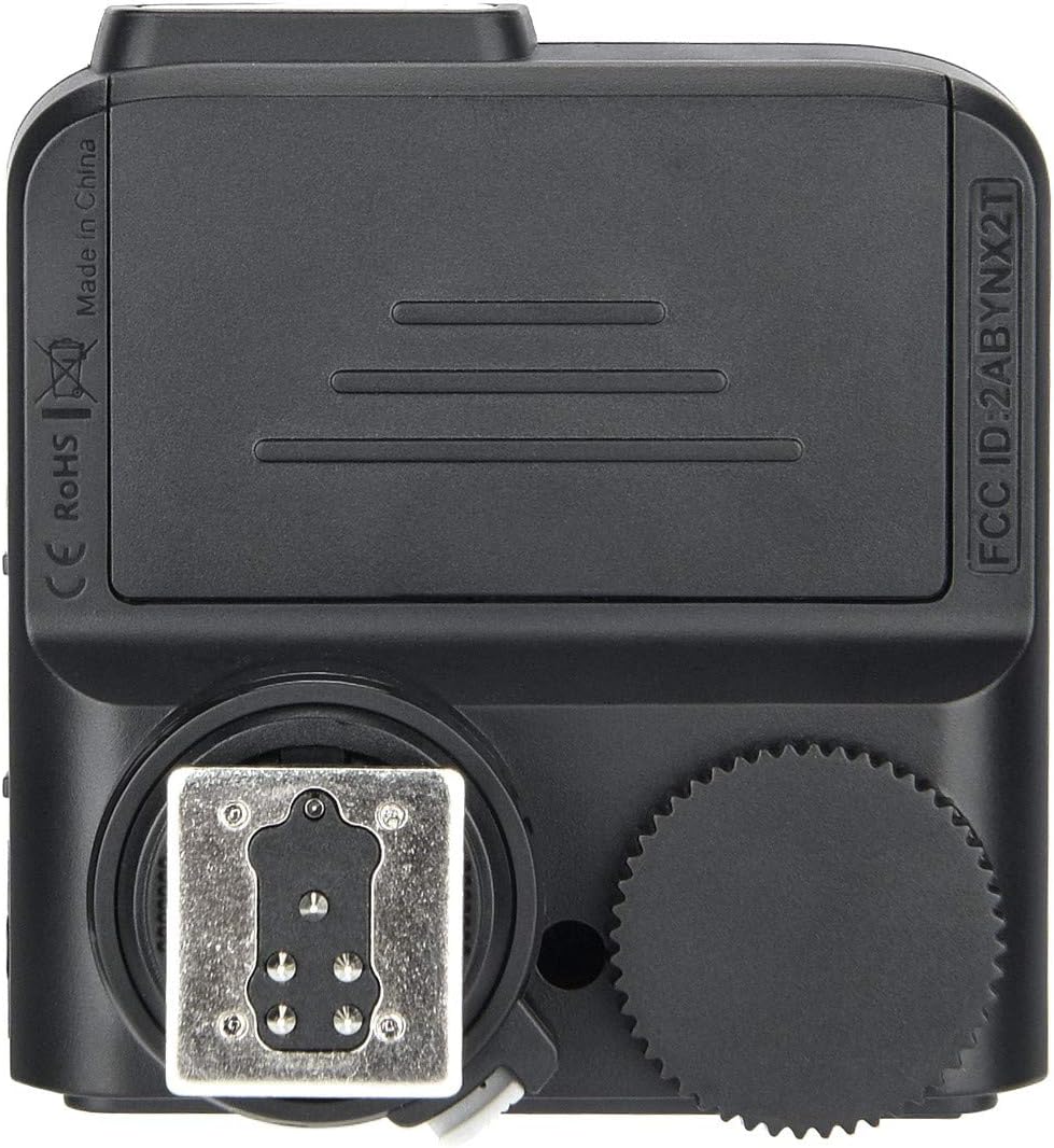 Godox X2T-C TTL Wireless Flash Trigger for Canon, 1/8000s HSS Bluetooth Connection Supports iOS/Android App Controller, TCM Function, 5 Separate Group Buttons, New Hotshoe Locking, New AF Assist Light - PuriLite