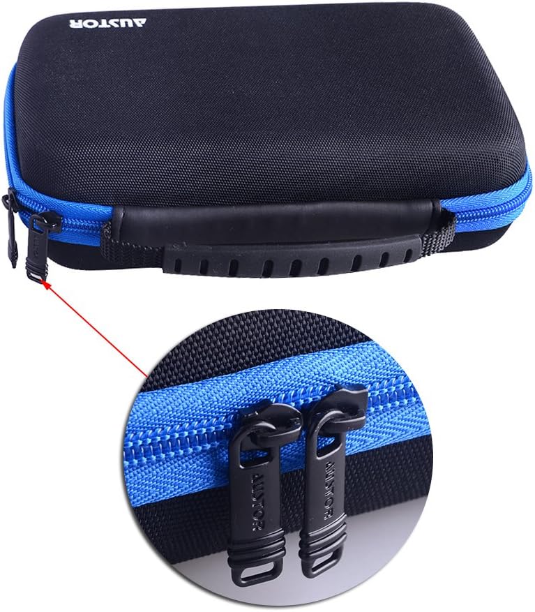 AUSTOR Carrying Case for New 3DS XL, Black and Blue - PuriLite
