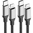 Purilite Select USB-C to Lightning Braided Charging Cable (3-Pack) - PuriLite