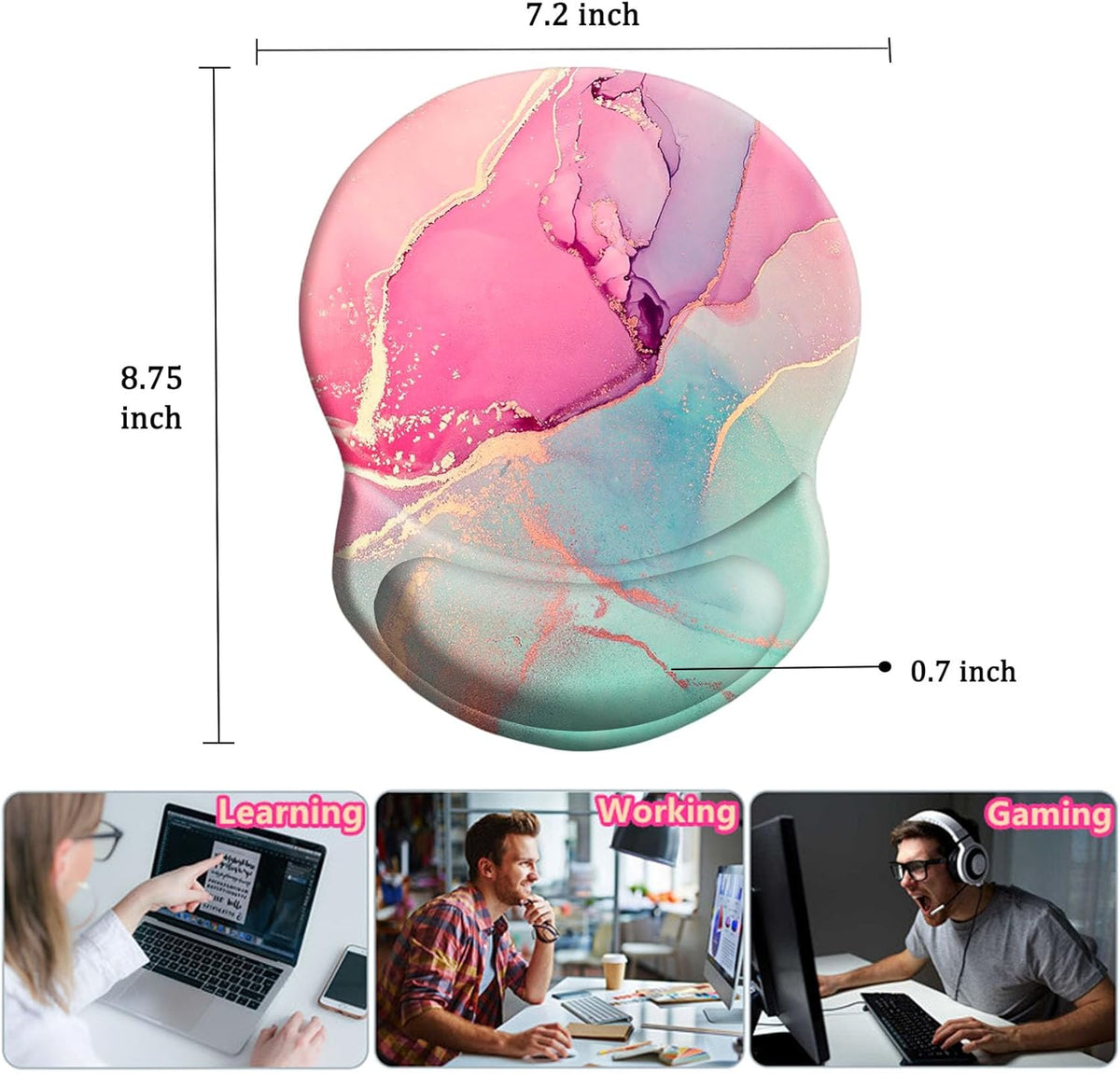 Purilite Select Ergonomic Mouse Pad - PuriLite