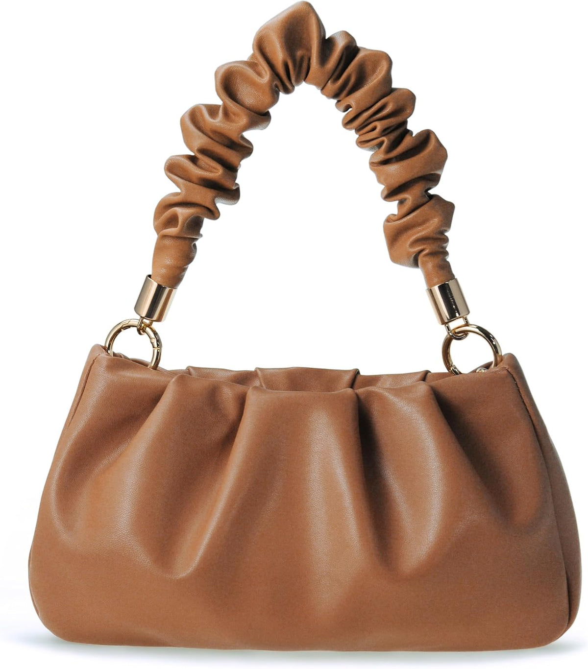 Cloud Pouch Bag Women Shoulder Handbag Soft Vegan Leather Vintage Hobo Chain Cross body Bag - PuriLite
