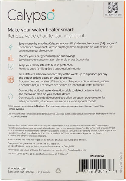Calypso - Smart Wi-Fi Water Heater Controller RM3500WF - PuriLite