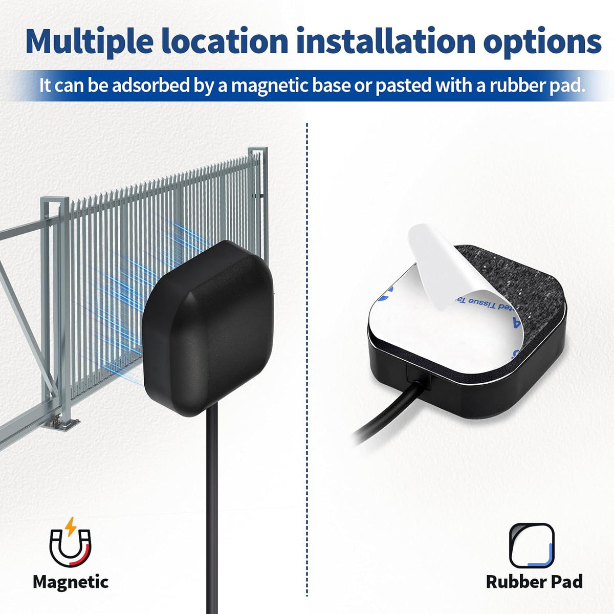 Bingfu Vehicle GPS Navigation Antenna Active GPS Antenna with Fakra C Right Angle Connector Compatible with Car Truck GPS Navigation Receiver System Factory DVD Stereo Head Unit - PuriLite